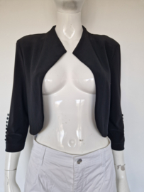 Joseph Ribkoff bolero jasje. Maat 38, Zwart.