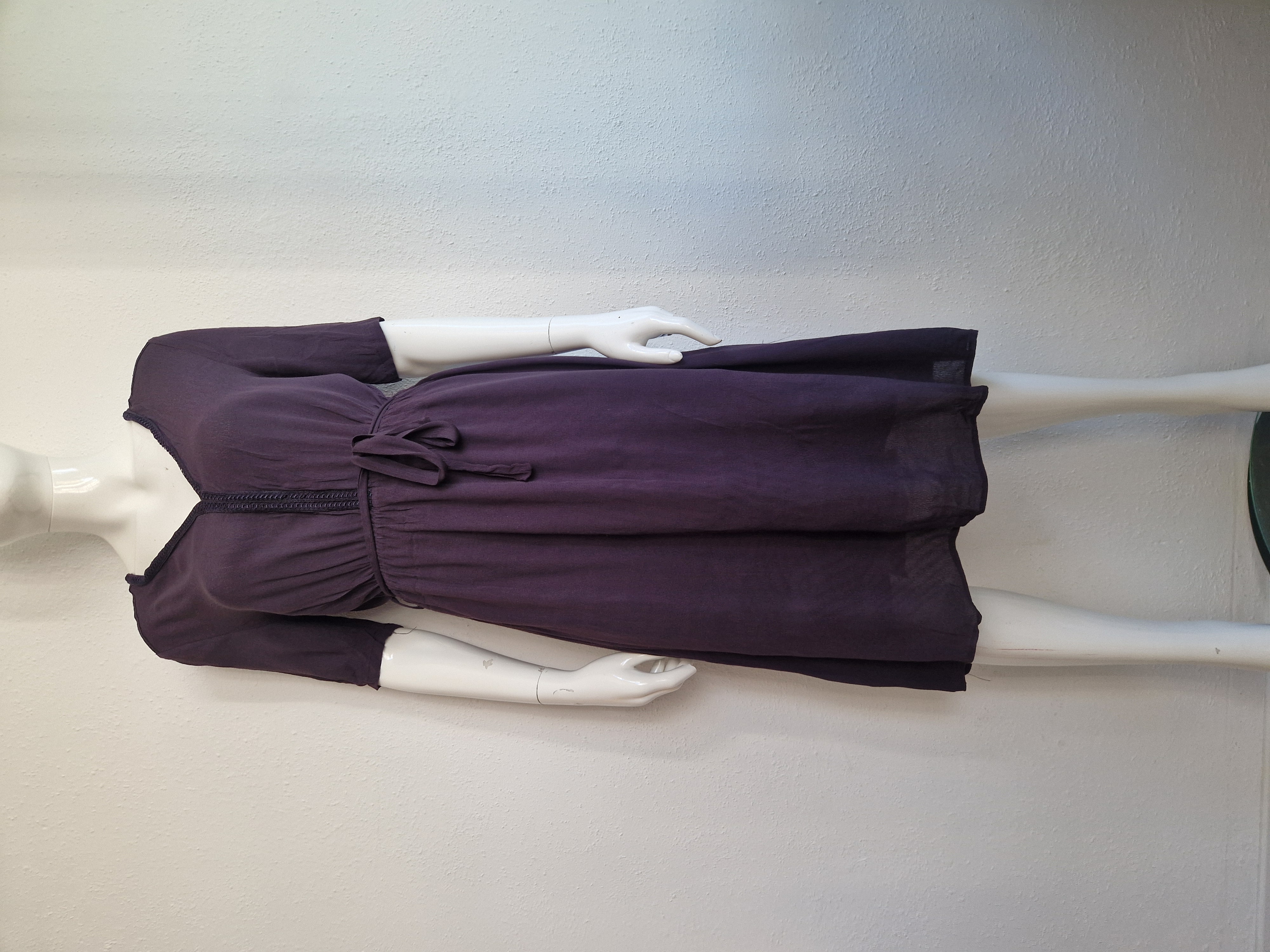 Artlove jurk. Maat 38, Aubergine.