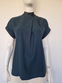 Dante 6 blouse. Maat 2, Smaragdgroen