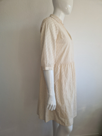 Yaya Women jurk. Maat 40, Crème/broderie.