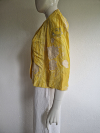 Airfield blazer Calanta. Maat 38,Geel/wit.