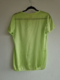 Pinko zijden top. Maat 36, Lime