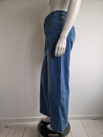 Cup of Joe denim jeans wide leg. Maat 32/32, Blauw.
