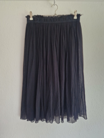 Deha zwarte tule midirok maat L met elastische logoband
