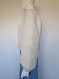 INTI handgebreid vest | Maat 38 | Crème | Alpaca |