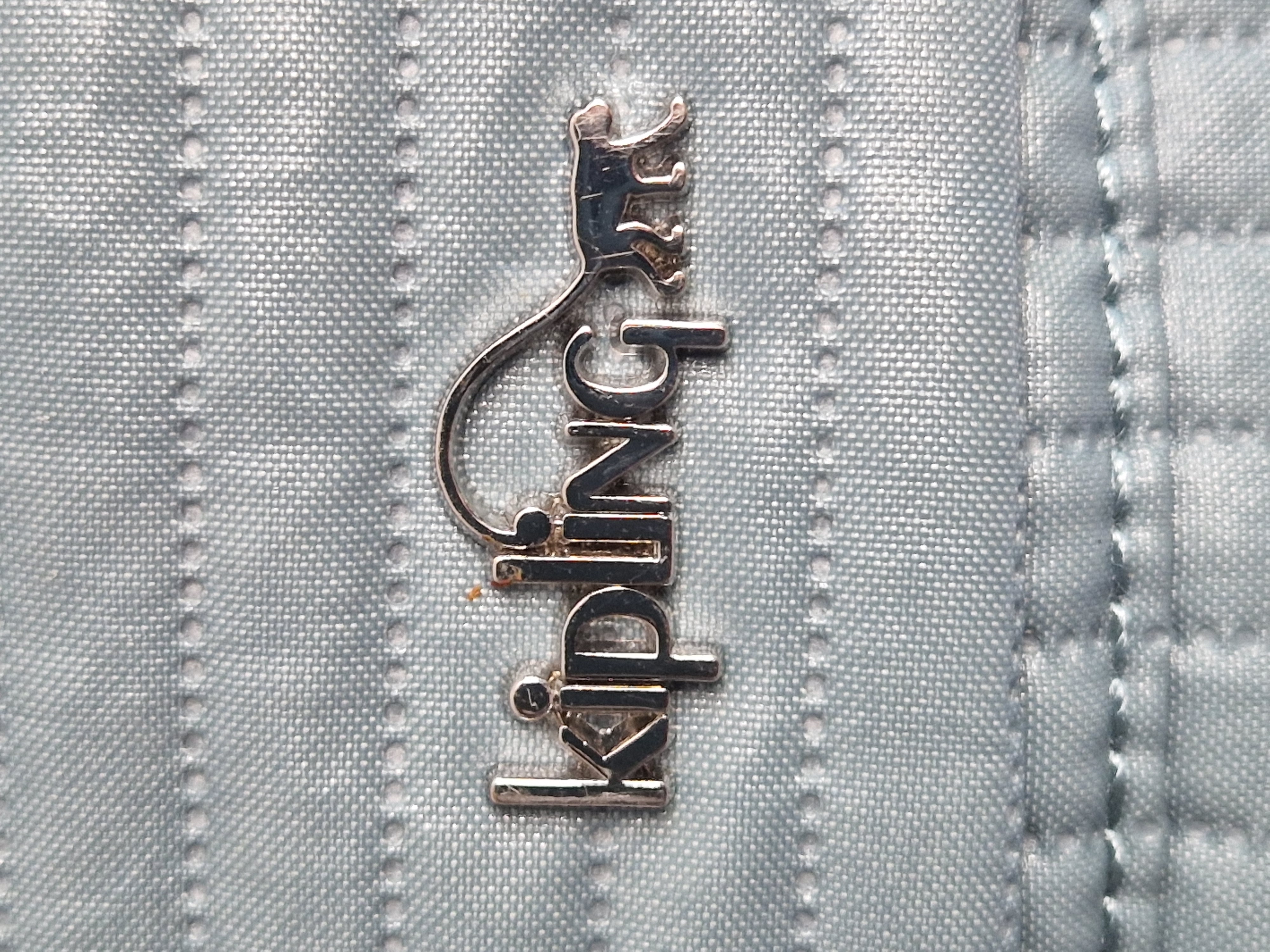 Kipling city rugzak. Misty blue.