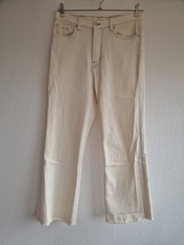 Mango Sienna ecru jeans – maat 40 – cropped flare