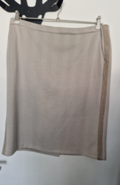 Mart Visser rok. Maat 42, Beige/visgraat