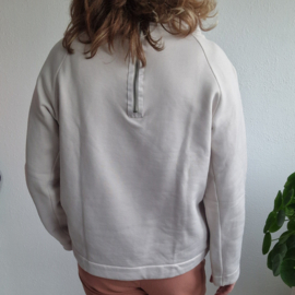 YAYA Women funnel neck sweater. Maat XL. zand/beige