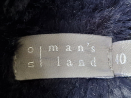 No Man's Land parka. Maat 40, Donkerblauw.