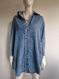 Liu Jo denim blouse. Maat 36/38. Blauw.