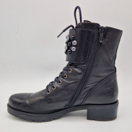 Nero Giardini veterboots. Maat 41, Zwart/leer.