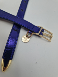 Patrizia Pepe riem. Maat M. Paars/zilver/leer