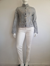 Luisa Cerano pantalon. Maat 42, Crème.