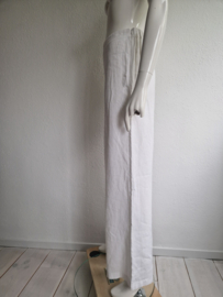 Blubianco pantalon. IT. maat 44 (38). Wit/linnen.