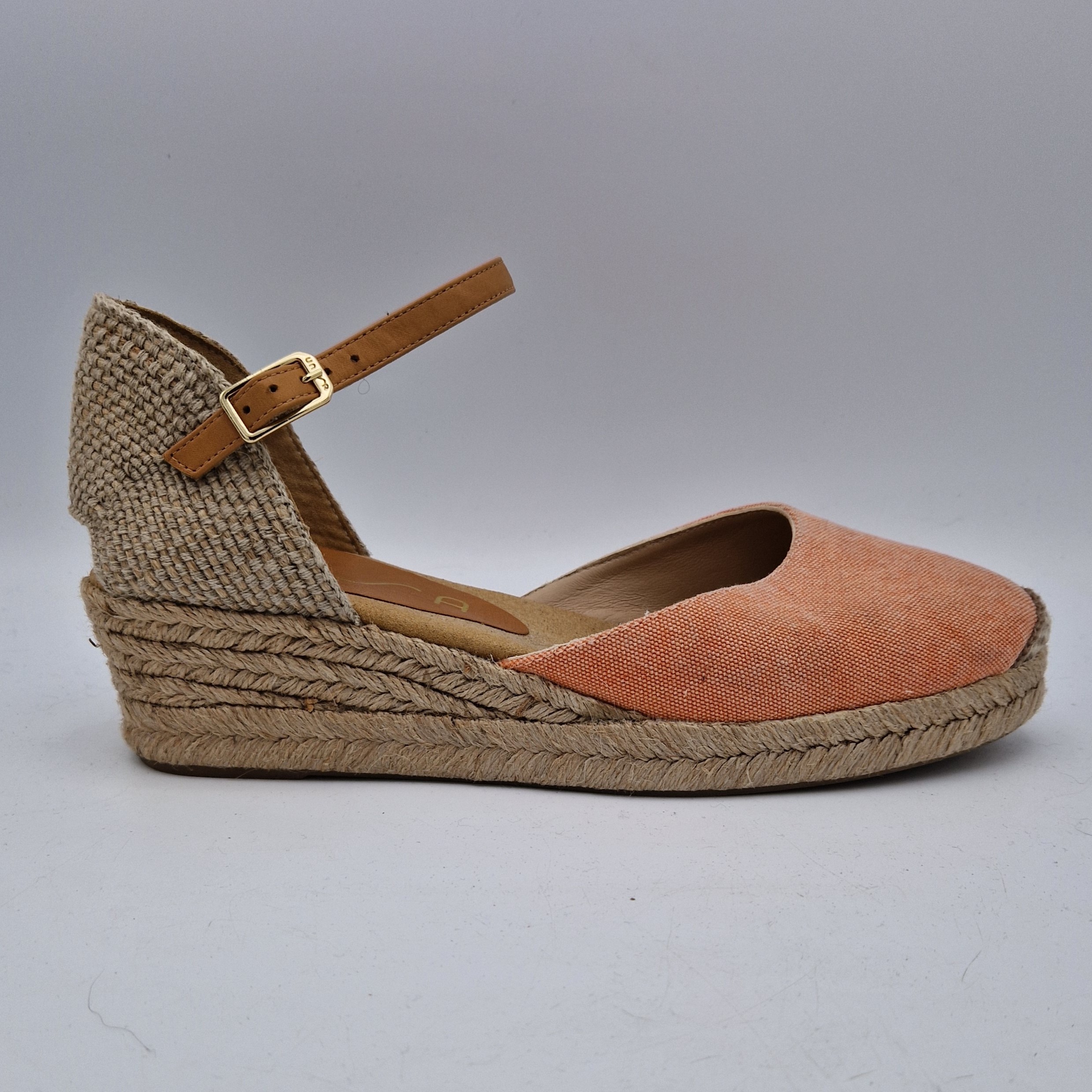 Unisa espadrilles. Maat 39, Zalm.