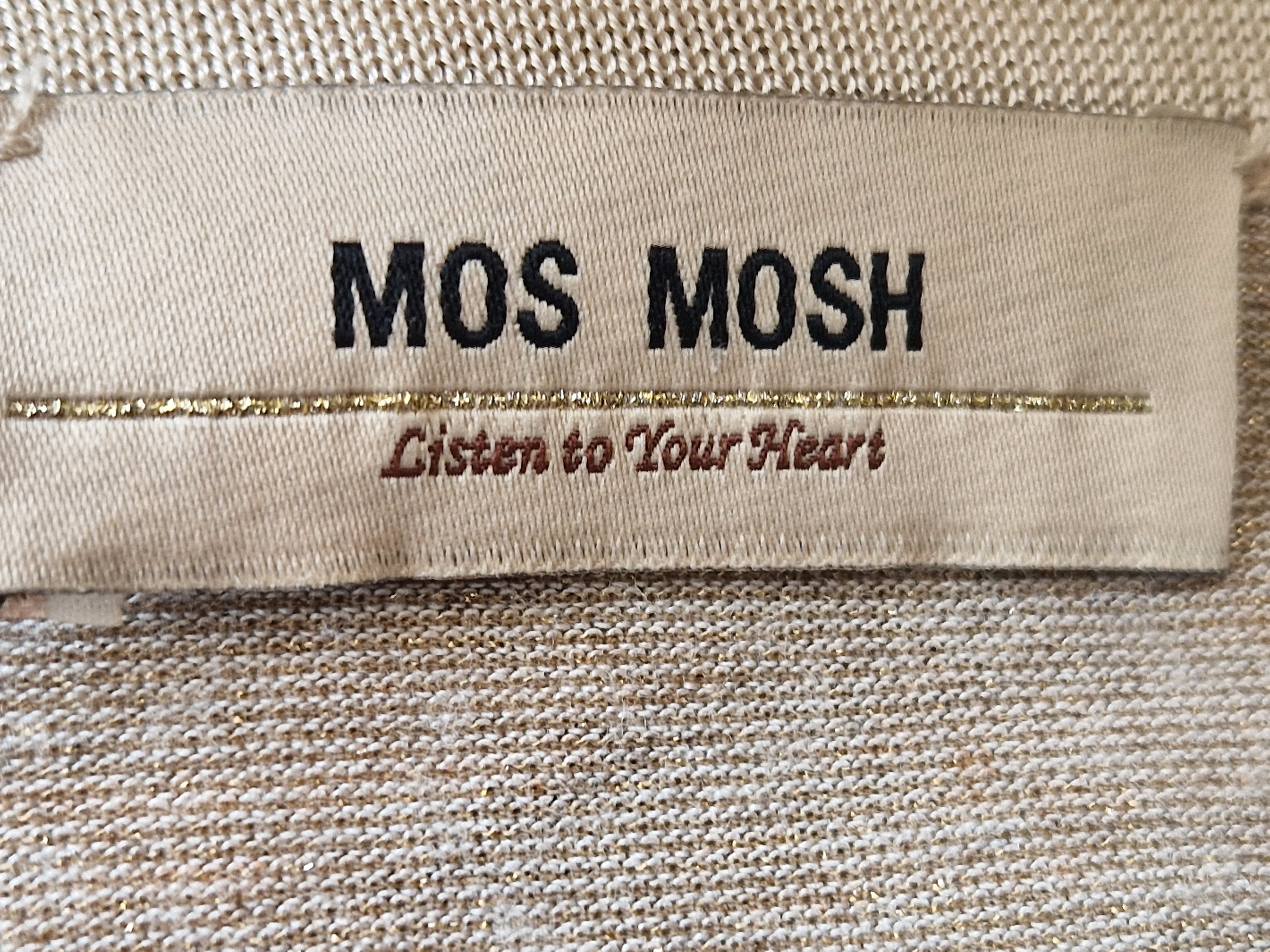 Mos Mosh T-shirt Kay. Maat M. Goud/lurex.