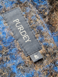 Purdey rok. Maat 40. Blauw/bruin/ruit.