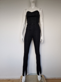 ZARA jumpsuit. Maat M. Zwart/ strapless.