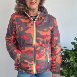 K-Way reversible jas | Maat 4 |Camouflage/Bruin |