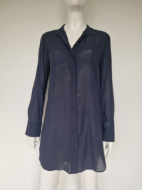 Marc O'Polo blouse. Mt. 38, Donkerblauw.