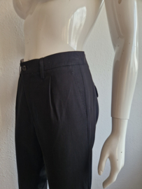 Zenggi cropped pantalon. Maat 2, Zwart.