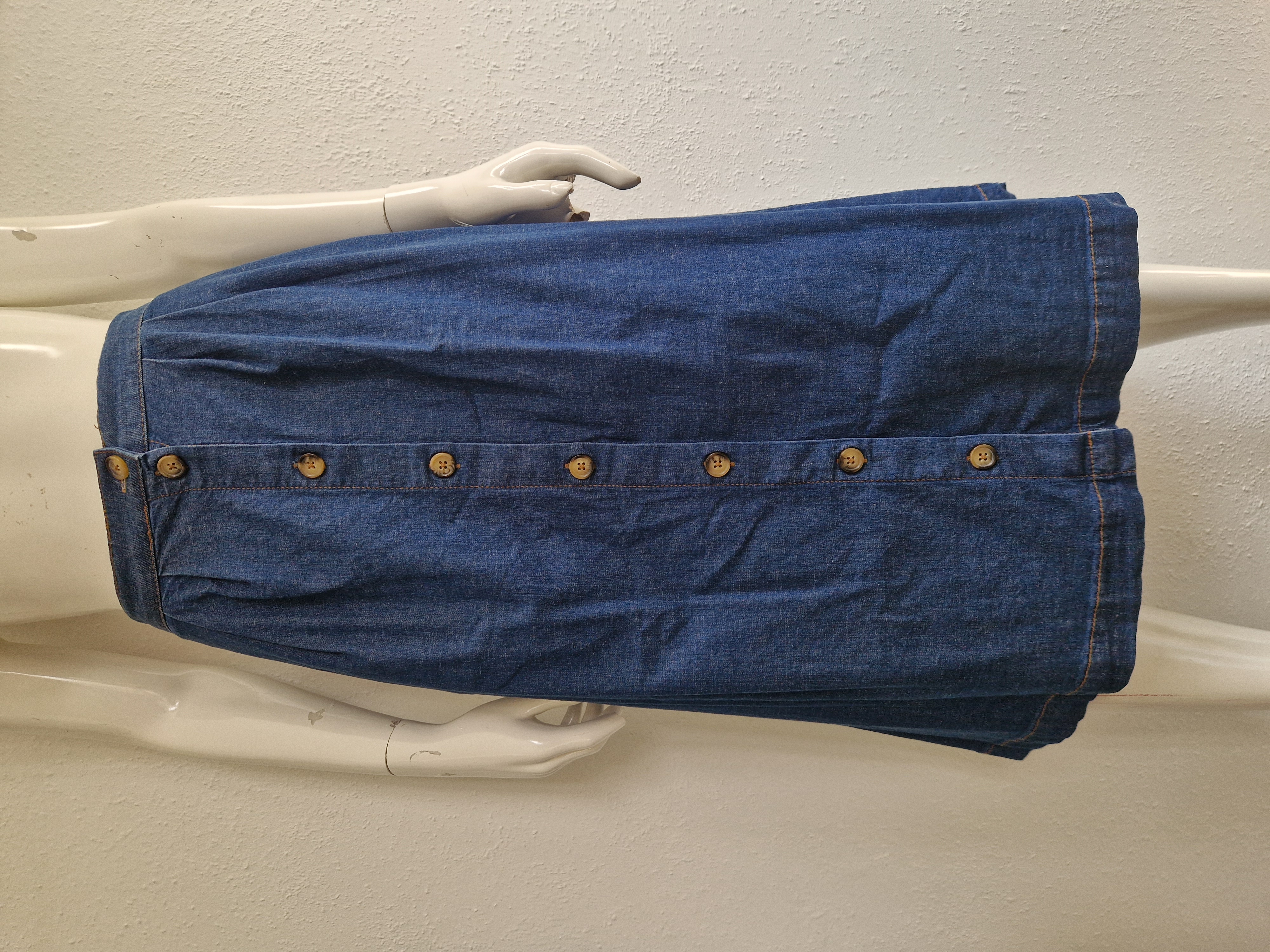 King Louie denim rok. Maat 38, Blauw