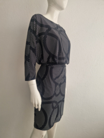 Studio Anneloes jurk Maren Circle. Maat M. Zwart/travelstof.