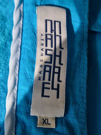 Mansharey Blazer. Maat 36/38. Turquoise.