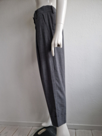 Cos cropped bandplooi pantalon. Maat 38, Grijs/wol.