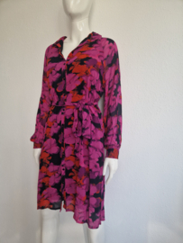 POM Amsterdam jurk. Maat 38, Rood/fuchsia.