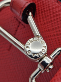Furla schoudertas. Rood/leer.