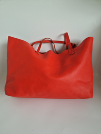 By-Bar Sofia Bag | Poppy Red | Rundleer |