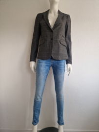 Mos Mosh blazer. Maat 38/40, Grijs/ruit.