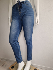 Heimatliebe jeans. Maat XL. Lichtblauw