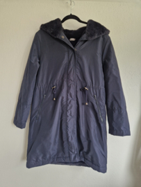 No Man's Land parka. Maat 40, Donkerblauw.