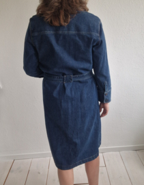 Mos Mosh Selby denim jurk. Maat M. Blauw