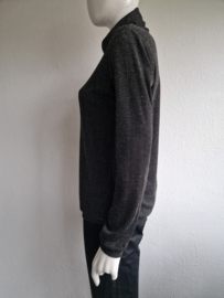 Beate Heymann top met col. Maat 38, Zilver.