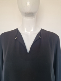 Sem Per Lei blouse. Maat 42, Zwart.