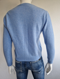 Benetton trui. Maat 36, Lichtblauw/scheerwol.