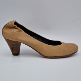 Alberto Fermani leren pumps. Maat 37.5. Camel