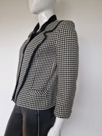 Louis Feraud vintage blazer. Maat 48,Pied de poule.