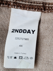 2ndday denim jurk/tuniek. Maat 42/44, Sand
