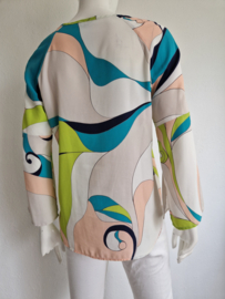 Marie Méro blouse top. Maat 38,All over print.