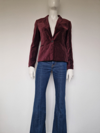 Monoprix Femme blazer. Maat 36/38, Wijnrood/fluweel.