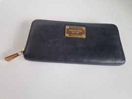 Michael Kors leren portemonnee | Zwart |