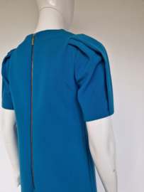 Caroline Biss jurk. Maat 36, Turquoise.