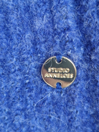 Studio Anneloes gebreid vest | Maat S | Blauw |