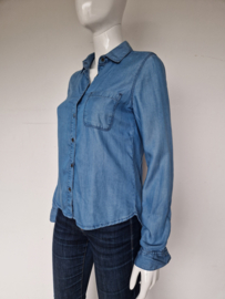 MbyM denim blouse. Mt. S. Blauw.