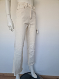 Mango Sienna ecru jeans – maat 40 – cropped flare